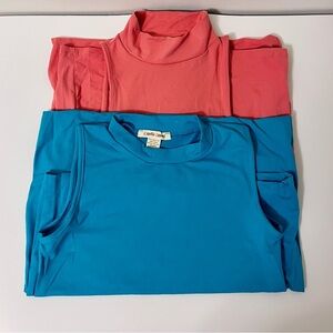 Capella Women’s Coral and Blue Dress Bundle size small